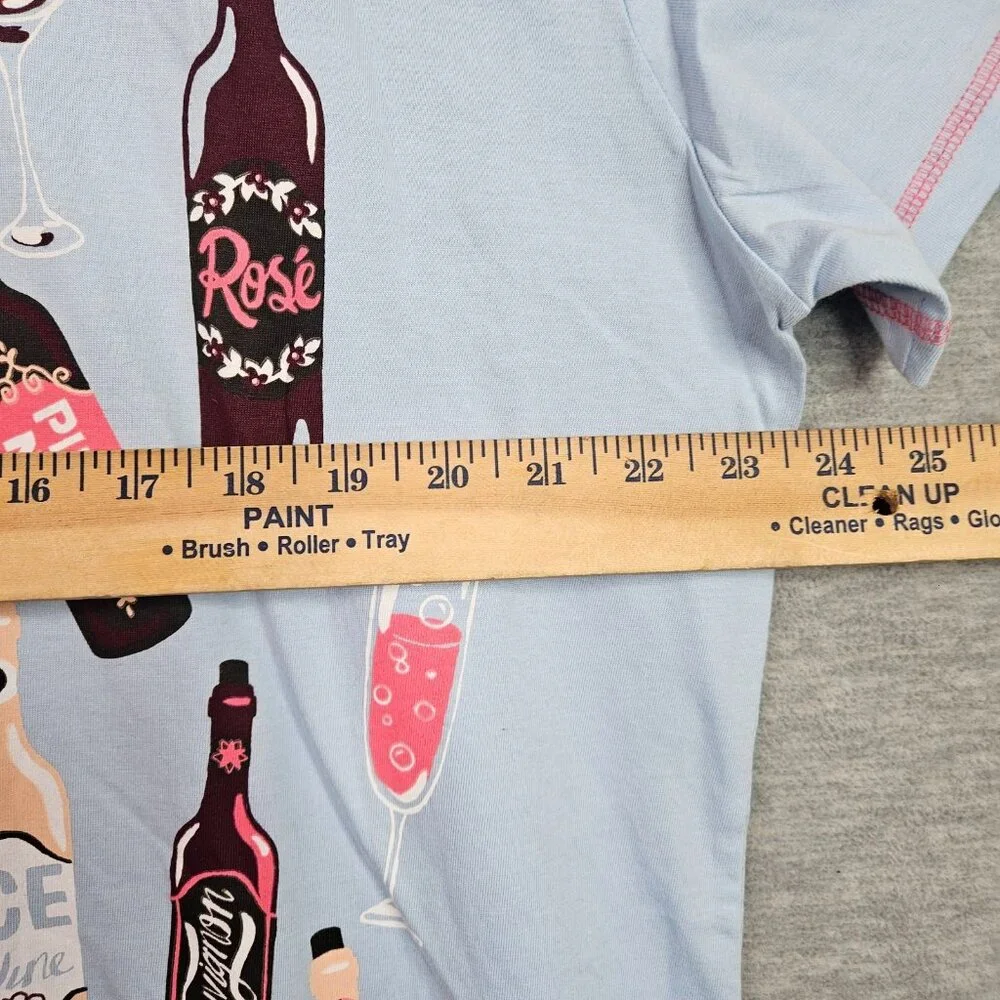 Little Blue House Women's Graphic Short Sleeve Sleepshirt One Size NEW - Picture 4 of 9